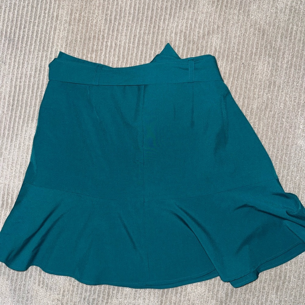 Banana Republic Teal A-Line Skirt - Picture 4 of 4